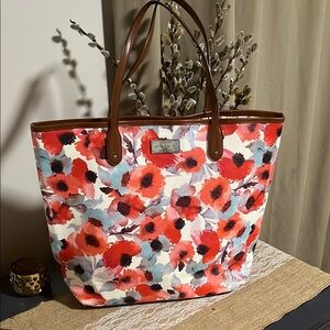 RLL Lauren Ralph Lauren tote floral large summer tote